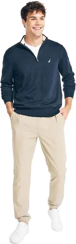 Vista 2 de Nautica - Sudadera con un cuarto de cremallera para hombre