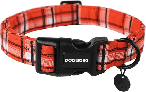 Vista 38 de DOGWONG Collar de perro de San Valentín, collar de perro con estampado de corazones para perros grandes, lindos collares de primavera, hembra