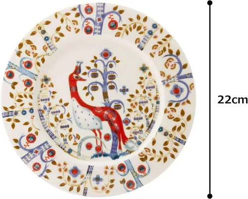 Vista 7 de iittala Taika Plato, blanco, 8.7 pulgadas (8.7 in)