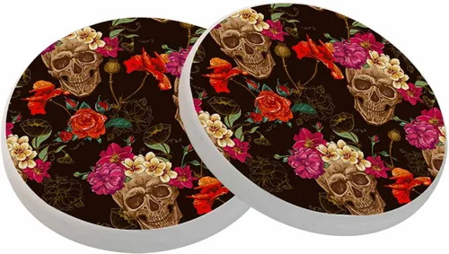Vista 21 de Posavasos de campo de fútbol americano para bebidas, posavasos para mesa de cerámica, con base de corcho para decoración del hogar, 2