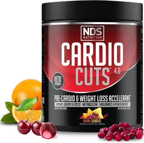 Vista 12 de NDS Nutrition Cardio Cuts 4.0 - Gusher de uva, 20 porciones (paquete de 1) Endurance, Performance & Metabolism Support Advanced Weight Loss