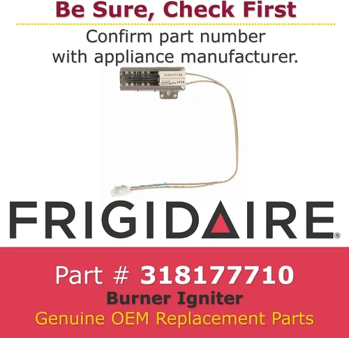 Vista 3 de Frigidaire 318177710 Encendedor de quemador OEM genuino para rangos