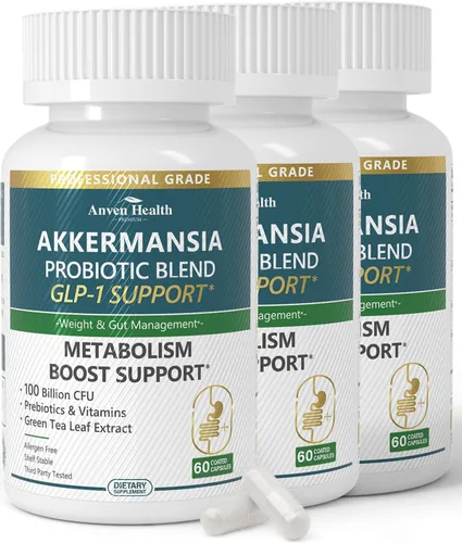 Vista 11 de Akkermansia GLP-1 Probiótico, 100B UFC, metabolismo y salud