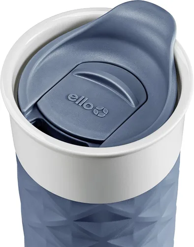 Vista 6 de Termo de viaje Ogden de Ello, de cerámica sin BPA, con tapa, 16 oz