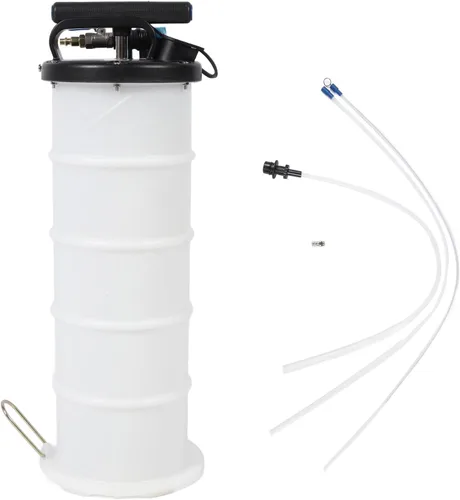 Vista 5 de Bomba extractora de aceite de 6.5L, extractor de fluido manual neumático, ideal para fluidos automotrices y cambios de aceite para automóviles