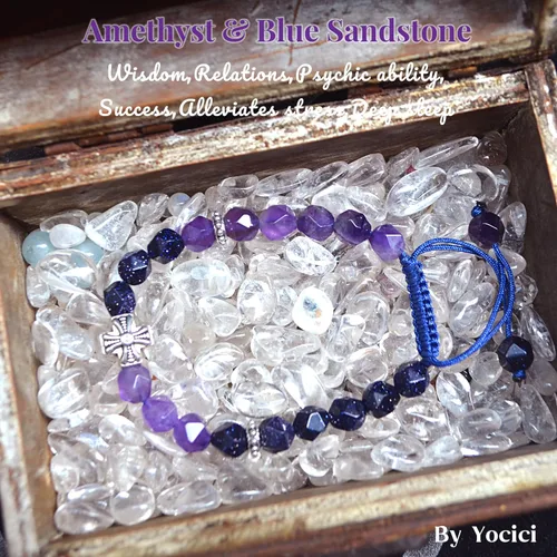 Vista 23 de Pulseras de la amistad, pulsera de obsidiana negra arcoíris para mujeres y hombres, 0.394 pulgadas (0.394 in), ojo de tigre, hematita y cristal