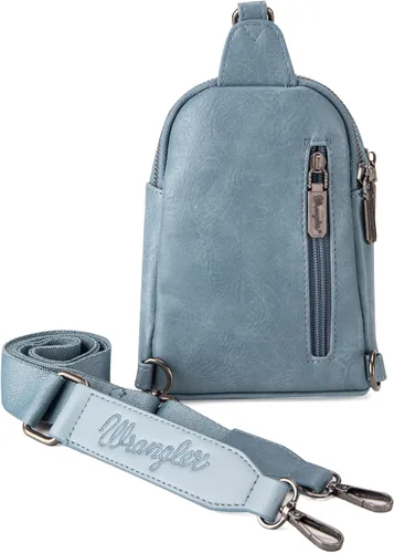 Vista 6 de Wrangler Crossbody Sling Bag for Women with Strap