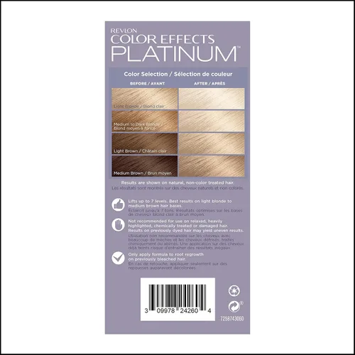 Vista 11 de Revlon Color Effects - Kit de resaltado permanente, sin amoníaco ni parabenos, 60 platino, 8 onzas (paquete de 1)