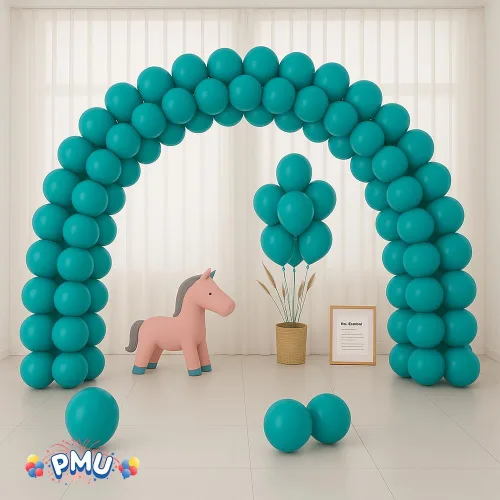 Vista 6 de PMU Globos PartyTex de látex pastel de 11 pulgadas, paquete de 72