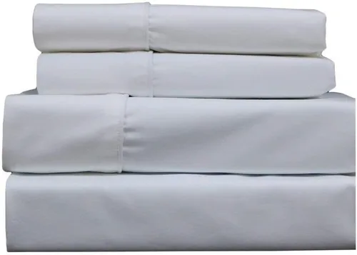 Vista 2 de Royal Hotel Bedding - Sábanas de 650 hilos, antiarrugas, bolsillo profundo, mezcla de algodón, de satén, hipoalergénicas, juego de 4 piezas