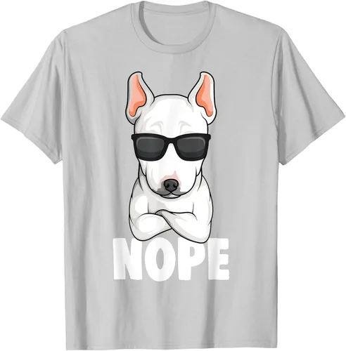 Vista 48 de Camiseta de perro Bull Terrier para niños y mujeres, Negro