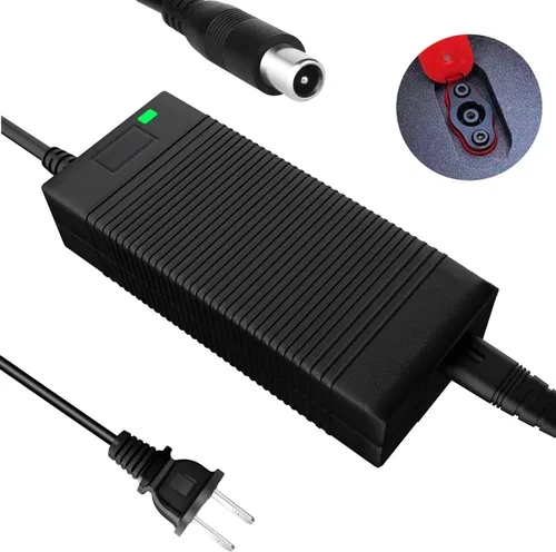 Vista 2 de EVAPLUS Adaptador de corriente de 42 V 2 A, con certificación UL, cargador de scooter eléctrico compatible con Ninebot Segway Scooter ES2/ ES4/ E22