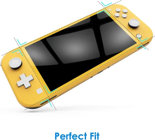 Vista 5 de JETech Screen Protector for Nintendo Switch Lite 2019, Tempered Glass Film, HD Clear, 3-Pack