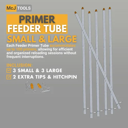 Vista 3 de McJ Tools Recarga del tubo alimentador de imprimación 3 grandes y 3 pequeños