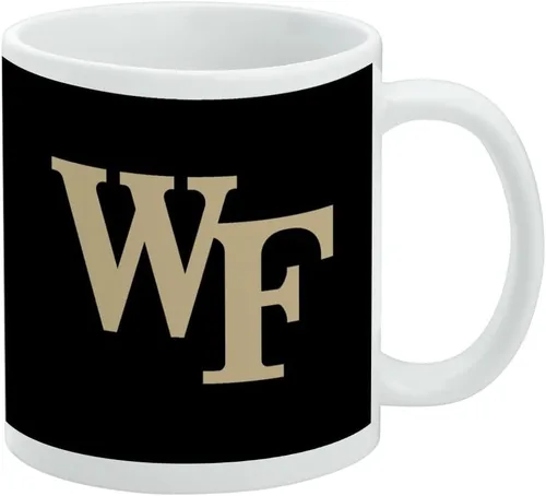 Vista 330 de Taza de cerámica con el logotipo principal de la Universidad Rider, taza de regalo novedosa para café, té y bebidas calientes, 11oz, blanca
