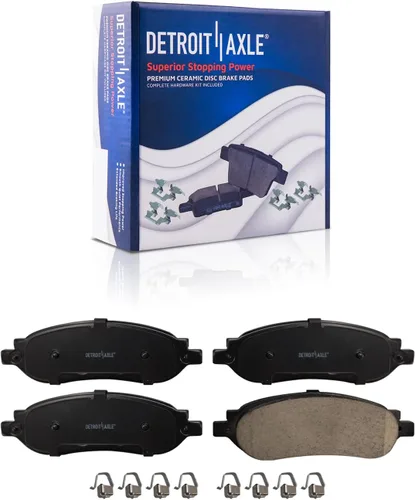 Vista 40 de Detroit Axle - Pastillas de freno para Avalanche Express Suburban Savana Yukon XL 1500 Chevy Tahoe GMC Cadillac Escalade, Pastillas de freno