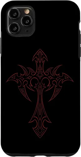 Vista 13 de Y2k Mall Goth Grunge Aesthetic Gothic Cross Case for iPhone 17