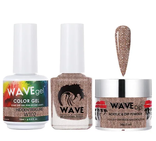 Vista 129 de WAVEGEL - Juego de gel de remojo, laca de uñas y polvo acrílico a juego - Colección Simplicity - #P109 Blizzard