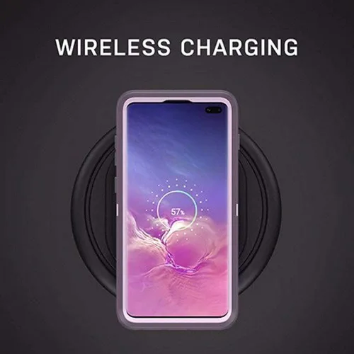 Vista 3 de OtterBox Defender Series - Funda de edición sin pantalla para Galaxy S10 Plus (solamente), embalaje no minorista, Big Sur