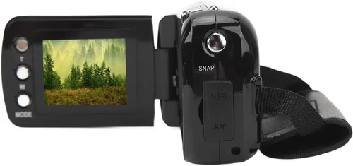 Vista 5 de Videocámara de video 4K, videocámara digital de 12MP 4X con relleno de luz, cámara digital 32G 1.8 pulgadas, grabadora de cámara