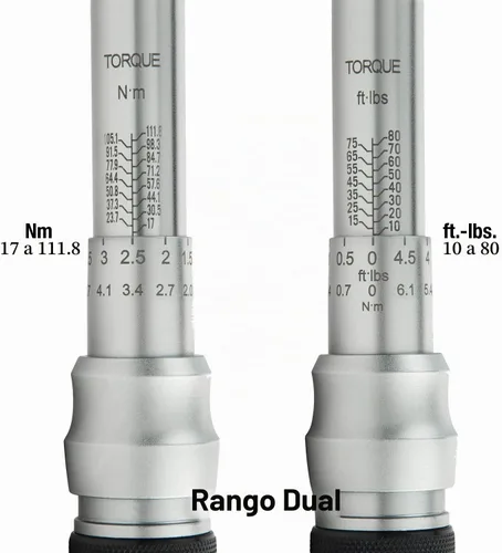 Vista 2 de Sunex 31080 Llave dinamométrica 48T con accionamiento de 3/8 pulgadas, 10-80 pies-lb