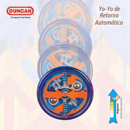 Vista 3 de Duncan Toys Reflex - Yo-Yo con retorno automático, yo-yo principiante con truco de cuerda, azul