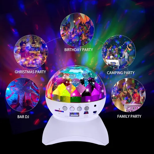 Vista 5 de Altavoz de espectáculo de luz de fiesta en casa de bola