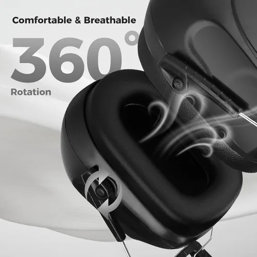 Vista 48 de ProCase NRR 28dB Noise Reduction Ear Muffs, Foldable Adjustable Noise Cancelling Headphones