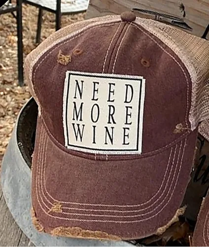 Vista 2 de Funny Hats for Women and Girls, Distressed Trucker Baseball Cap with Sayings