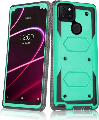Vista 11 de Asuwish Funda de teléfono para T-Mobile Revvl 5G, híbrida, resistente, a prueba de golpes, a prueba de caídas, cuerpo completo, resistente
