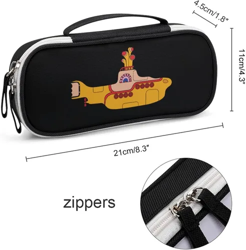 Vista 2 de Funny Submarine - Estuche portátil para lápices, bolsa de maquillaje, bolso de mano