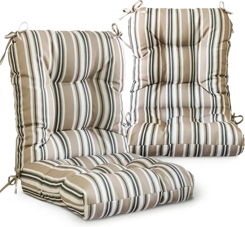 Vista 11 de EAGLE PEAK Cojín Acolchado para Silla de Exterior/Interior para Asiento/Respaldo, Juego de 1, 42'' x 21'', Azul Claro