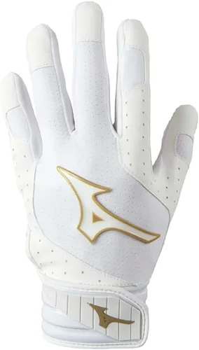 Vista 13 de Mizuno Finch Softball - Guantes de bateo acolchados Par Adulto y joven Palma antideslizante Palma acolchada Parte trasera de malla