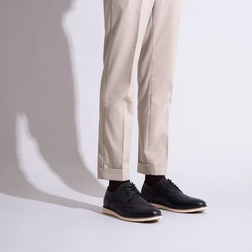 Vista 7 de Vostey Zapatos de vestir de cuero para hombre, zapatos de vestir casuales para hombres, zapatos de cuero Oxford para hombres