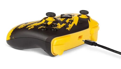 Vista 5 de PowerA Pokemon Enhanced Wired Controller for Nintendo Switch - Pikachu Lightning - Nintendo Switch