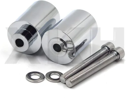 Vista 8 de XKMT-Deslizador de marco de aluminio sin corte compatible con 2000-2001 CBR 929RR 2002-2003 CBR954RR RR cromado [B00YWCUE6W]