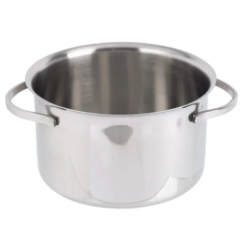 Vista 3 de American Metalcraft MPL24 Mini olla de acero inoxidable con tapa, 24 onzas.