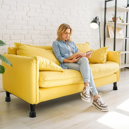Vista 4 de Paquete de 6 elevadores de muebles de 4 pulgadas, elevadores de cama resistentes para mesa, escritorio, sofá, gabinete, marco de cama, dormitorio