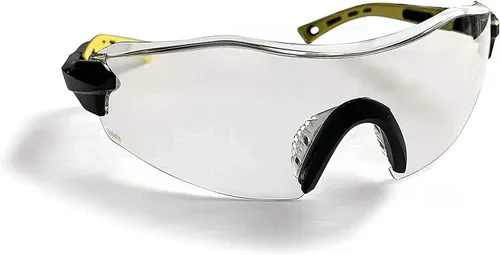 Vista 3 de Gafas de seguridad antivaho (lente transparente) SPG801CL-AF, ANSI Z87.1, resistentes a los arañazos, lente envolvente, patillas y bisagras