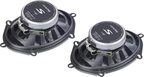 Vista 3 de Alpine S-S57 5x7 (6x8) Altavoz Dos Pares de Altavoces Coaxiales de 2 Vías