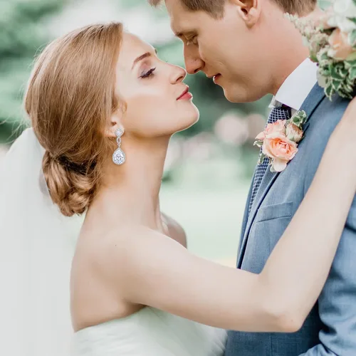 Vista 3 de EVER FAITH Aretes de boda de circonita cúbica para mujeres, novias, piedra natal de cristal austriaco, boda, 8 formas infinitas, aretes colgantes