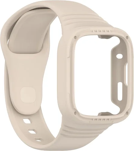 Vista 8 de Correas de reloj compatibles con Redmi Watch 3, funda protectora de silicona suave con correas de repuesto ajustable para reloj deportivo Redmi