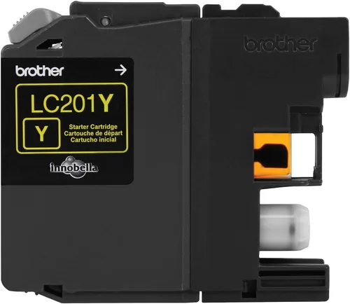 Vista 10 de Cartucho de tinta de rendimiento estándar LC201BK Brother, Negro