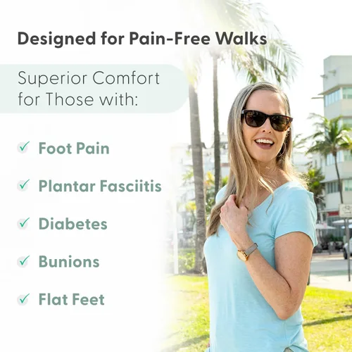 Vista 4 de Orthofeet - Alivio probado del dolor de pies y del talón. Anchos extendidos. Mejores zapatos ortopédicos para mujeres diabéticas o con juanetes