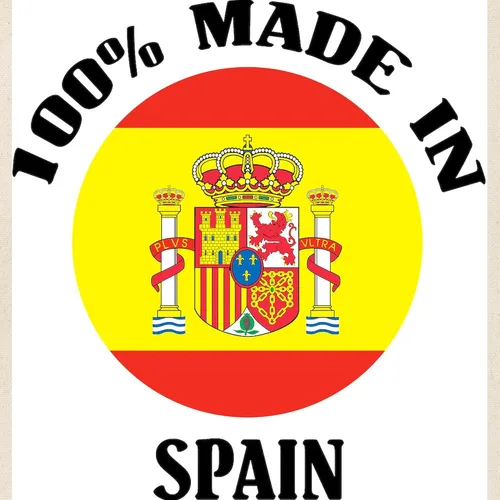 Vista 4 de CafePress Made In Spain Tote Bag Bolsa de compras de lona beige natural reutilizable
