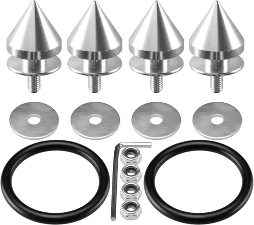 Vista 8 de EZAUTO WRAP Kit de fijadores de liberación rápida con espigas negras para parachoques de coche, maletero, guardabarros, tapas de escotilla