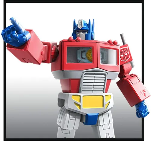 Vista 4 de Transformers R.E.D. [Diseño Mejorado de Robot] Los Transformers G1 Optimus Prime, Figura No Convertible