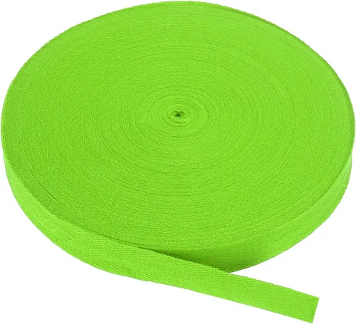 Vista 104 de PATIKIL Cinta de sarga de algodón de 1 pulgada, 50 yardas, cinta de algodón, cinta de encuadernación al bies, cinta de espiga para costura, Verde