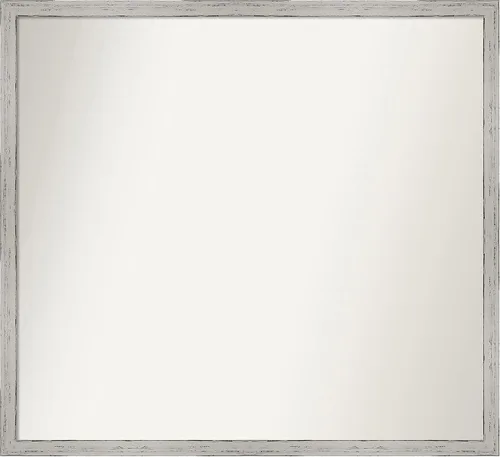 Vista 51 de Amanti Art Espejo de baño blanco para sobre el fregadero, 22 x 45 pulgadas, espejo de tocador rectangular blanco Lucie, marco de madera moderno