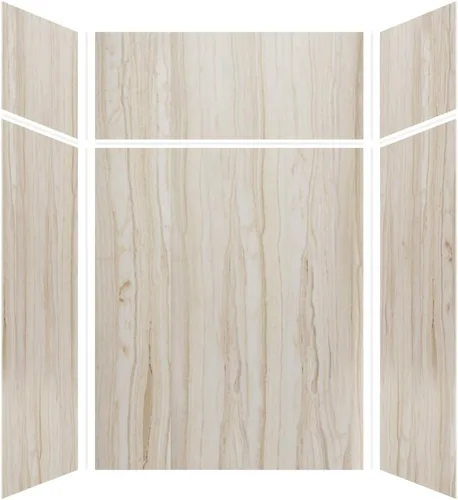Vista 9 de Transolid EWKX363696-41 Expressions - Kit de pared de ducha de 6 paneles con extensión, 36 pulgadas de largo x 36 pulgadas de ancho x 96 pulgadas